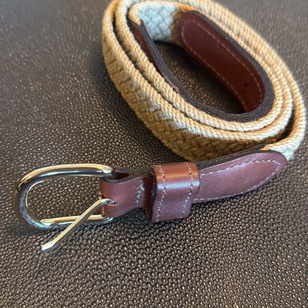 Braided Fabric with Leather Belt size 36 - Picture 2 of 7